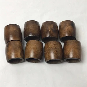 Serviettenringe 8er Set Holz Vintage - Bild 1 von 3