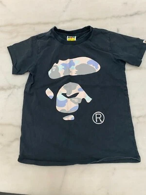 CAMISETA BAPE MUJER CARA MONO HOMBRE MANGA CORTA CAMUFLAJE NEGRA S Foto 1 de 4