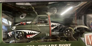 M2 Machines Col. Square Body 1973 Chevrolet Cheyenne Super 10 Shark mouth - Picture 1 of 2