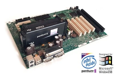 Intel AL440LX Atlanta Slot 1 + Pentium II 233Mhz + 128 Mb RAM Retro gaming set - Image 1 of 4