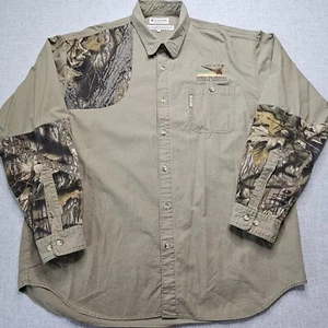 Columbia Sportswear Shirt Performance Hunt/Shoot XL Mossy Oak Oakwood Resort - Picture 1 of 11