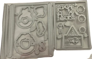 Unbranded Sliding Barn Door Dies Christmas Wreath Hinges Sign Rustic Card Making - Picture 1 of 2