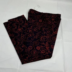 NWT Ann Taylor LOFT Petite The Riviera Cropped Pant Marisa Fit Floral Sz 4 Tall - Picture 1 of 15