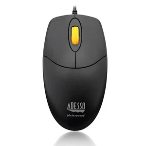 Adesso iMouse W3 Wired USB Optical Waterproof Antimicrobial Mouse - Picture 1 of 5