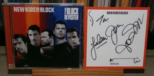 NEW KIDS ON THE BLOCK THE BLOCK REVISITED SIGNED CD SINGLE BIG GIRL NOW SUMMER - Picture 1 of 9