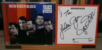 NEW KIDS ON THE BLOCK THE BLOCK REVISITED SIGNED CD SINGLE BIG GIRL NOW SUMMER - Image 1 of 4