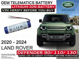 2020-2024 LAND ROVER DEFENDER OEM TELEMATICS BATTERY DEFEND-LR132077 (SEND VIN) - Picture 1 of 2