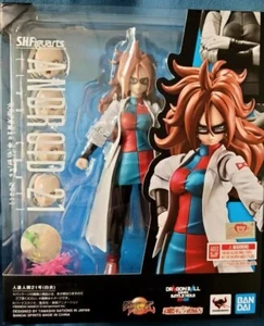 Figura de acción de juguete Bandai S.H.Figuarts Android 21 Lab Coat Dragon Ball Fighter Z~ - Imagen 1 de 8
