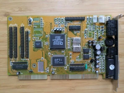 Sound Card OPTi 82C929A MJ-009R03 Wavetable And CD Connector  ISA - Bild 1 von 3