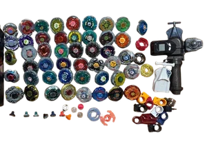 Beyblade Metal riesiges Lot Takara Tomy Burst mit Werfern Bakuten BEYBLADE - Bild 1 von 12