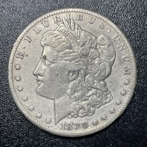 1880-CC Carson City Mint Morgan Silver $1 Dollar XF Extra Fine Details Cleaned - Picture 1 of 2