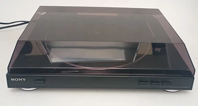 Tocadiscos estéreo automático SONY PS-LX300USB funcionando bien pequeña grieta de plástico Foto 1 de 4