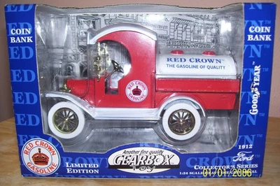 Gearbox Limited Edition Coin Bank Ford Tanker Red Crown Gasoline 1:24 scale- NIB - Image 1 of 4