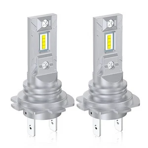 Car LED H7 Headlight Bulbs for Motorcycles and Trucks 4000LM Brightness - Picture 1 of 10