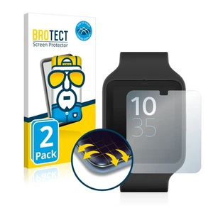 Full-Cover Schutz Folie für Sony Smartwatch 3 SWR50 3D Curved Edge Display 2x - Bild 1 von 8