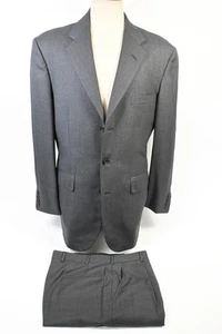 Brooks Brothers Golden Fleece grau Birdseye 3-Knopf 41 L Anzug & Hose - Bild 1 von 24