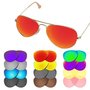 EYAR Replacement Lens for-RayBan Aviator RB3025 58 Sunglasses - Multiple Options - Picture 1 of 23