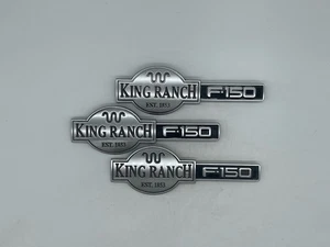 2001 - 2008 FORD F150 F-150 KING RANCH LEFT & RIGHT FENDER TAILGATE EMBLEM SET - Bild 1 von 24