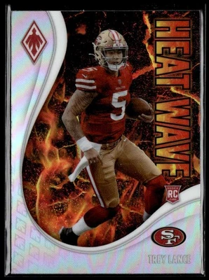 2021 Panini Phoenix #15 Trey Lance Heat Wave - Image 1 of 2