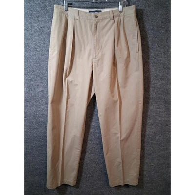 Pantalones de golf Polo Golf Ralph Lauren clásicos para hombre 36x32 caqui escudo logotipo Foto 1 de 4