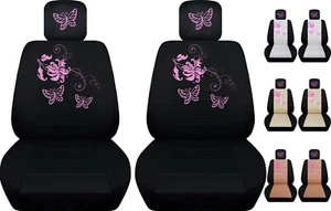 Butterfly design Front set car seat covers fits Nissan Altima 2007 to 2021 - Picture 1 of 15