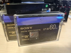 BRAND NEW - Sony Mini DV TAPES Video Tape 60-90 mins Each. CBS Stock - Photo 1/5