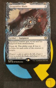 Dragonfire Blade Showcase Rare TDM 324 Tarkir Dragonstorm MTG - Picture 1 of 3