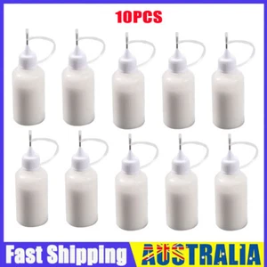 10pcs 30ml Empty Glue Bottle with Needle Precision Tip Applicator Glue Bottles - Picture 1 of 7