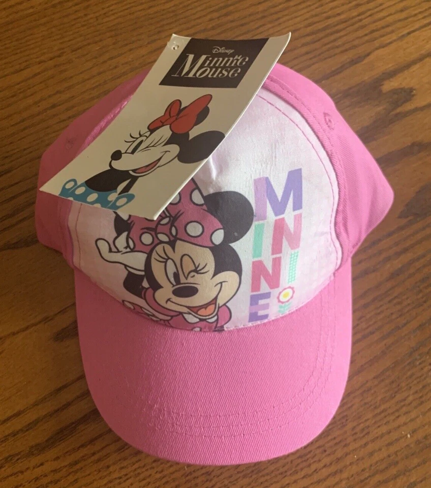 Disney Pink MINNIE MOUSE Girls Youth Adjustable Cap with tags