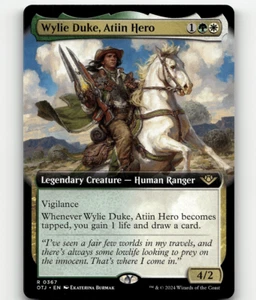 MTG Wylie Duke, Atiin Hero (Extended Art) 367 - Outlaws of Thunder Junction - Bild 1 von 1