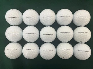 15 CALLAWAY CHROME SOFT GOLF BALLS - MINT/NEAR MINT - SAME BALLS IN PHOTOS - Picture 1 of 3