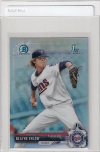 2017 BOWMAN CHROME 1ST RC REFRACTORS BLAYNE ENLOW MINNESOTA TWINS DRAFT S592-2 - Picture 1 of 2
