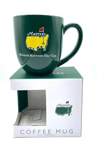 2022 MASTERS CERAMIC GREEN COFFEE MUG Augusta National GOLF CLUB 17 OZ TIGER PGA Cover