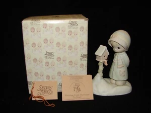 Precious Moments Enesco 1983 #E-0503 Blessings From My House to Yours New in box - Picture 1 of 6