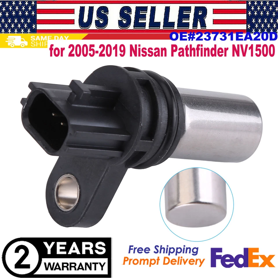 NEW For 2005-2019 Nissan Pathfinder NV1500 Crankshaft Position Sensor 23731EA20D - Image 1 of 4