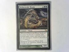 Witherscale Wurm	 Shadowmoor - Magic the Gathering MTG - Green