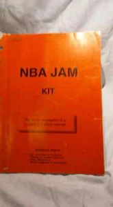 NBA Jam Kit Operating-Parts-Wiring-Diagrams Arcade Manual - Picture 1 of 1