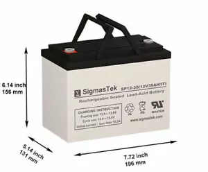 HXD12-35 Bright Way Group (12V 35AH) Battery by SigmasTek - Picture 1 of 6