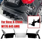 For Mercedes Benz A Class W176 A45 Amg 2013-18 Car Rear Bumper Diffuser Lip Kit