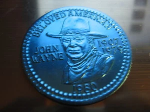 john wayne the duke 1980 actor Mardi Gras Doubloon Coin new orleans vintage - Picture 1 of 2