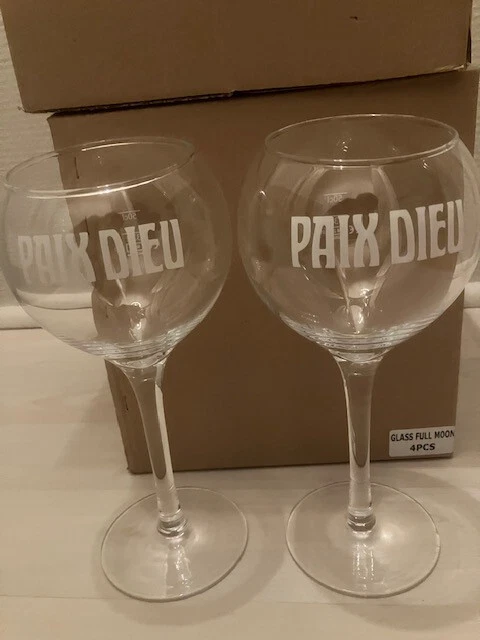 Verre Bière  Paix Dieu 50 Cl Ambassadeur Neuf Nouveau Logo - Photo 1/1