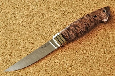 H12MF Stahl Outdoor Jagd Messer Yasniy Sokol Russland Handarbeit HRC 61 Соболь - Bild 1 von 4