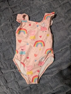 Girls Peppa Pig Swimsuit Costume 2-3 Years - Picture 1 of 4