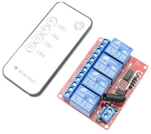 4 Channel DC 5V Relay Remote Control Module Control remote - Imagen 1 de 1