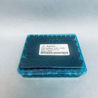 Agilent Amber Wide Crimp Top Vial 2 ml 12 x 32 mm Pack of 98 Vials - Image 1 of 4