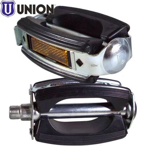 UNION PEDAL SCHWARZ FAHRRAD 9/16" MOPED PEUGEOT SOLEX KLASSISCH VINTAGE OLDTIMER - Bild 1 von 1