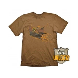 Official Dota 2 Bat Rider Brown T-Shirt Adult small inc Digital Code - NEW - Picture 1 of 1