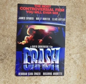 DAVID CRONBERG'S CRASH ORIGINAL AUSTRALIAN MOVIE CARD VIDEO ADVERTISING - Picture 1 of 1