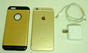 Apple iPhone Gold 128GB Model A1522 + Protective Cover & USB Cable Charge Plug - Photo 1 sur 10