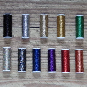 METALLIC THREAD 60m, 11 COLOURS TO CHOOSE FROM - Picture 1 of 1